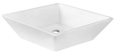 Imaginations américaines 15,75 po. W Vessel en blanc Blanc