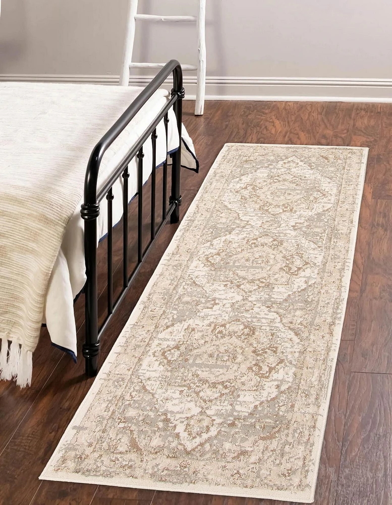 ECARPET Priya 8'0" x 10'0" Traditionnel Tapis pour salon, chambre, salle à manger, entrée, couloir et plus encore.