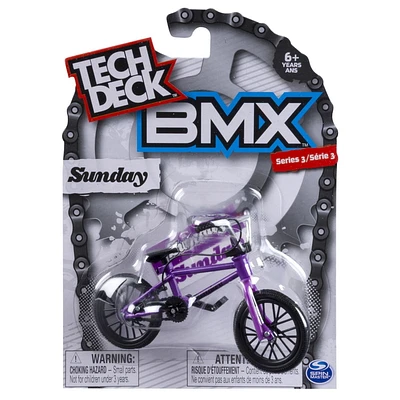Vélo Sunday BMX de Tech Deck en noir/mauve