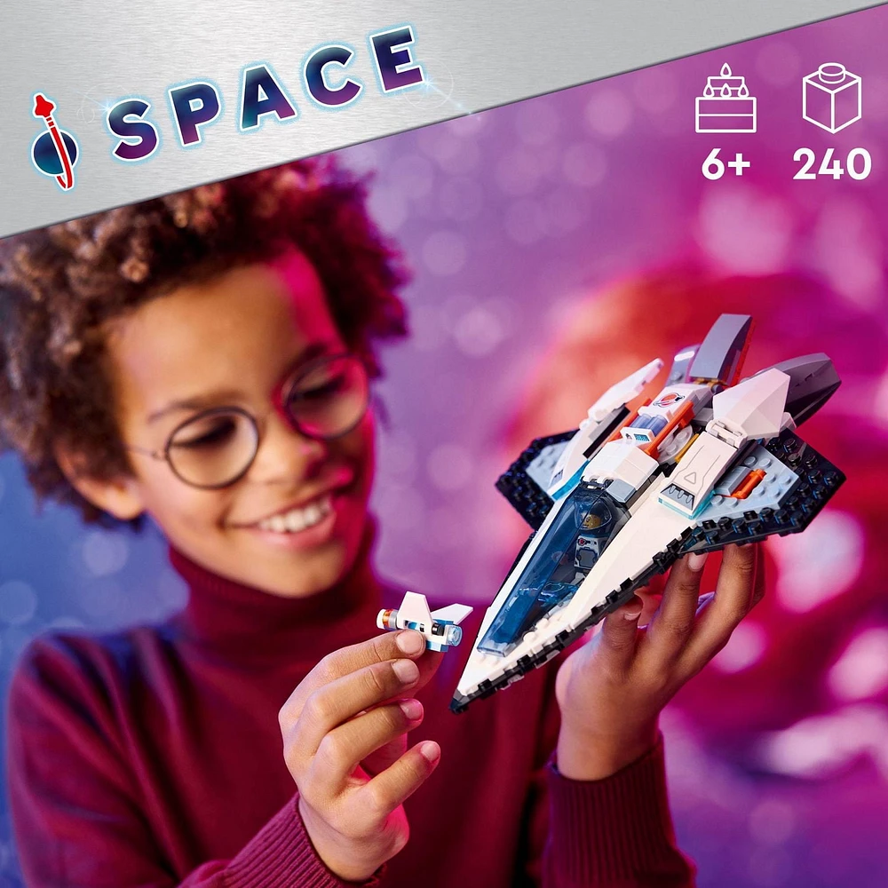 LEGO City Space Le vaisseau interstellaire 60430 Ensemble de construction (240 pièces) Comprend 240 pièces, 6+ ans