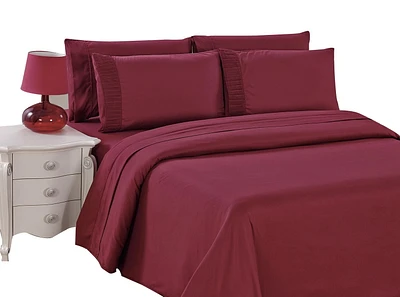 Marina Decoration Ultra Soft Silky Zipper Solid Rayon from Bamboo All Season Duvet Cover Set