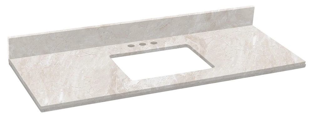 Imaginations Américaines 47.6-po. W Quartz Beige