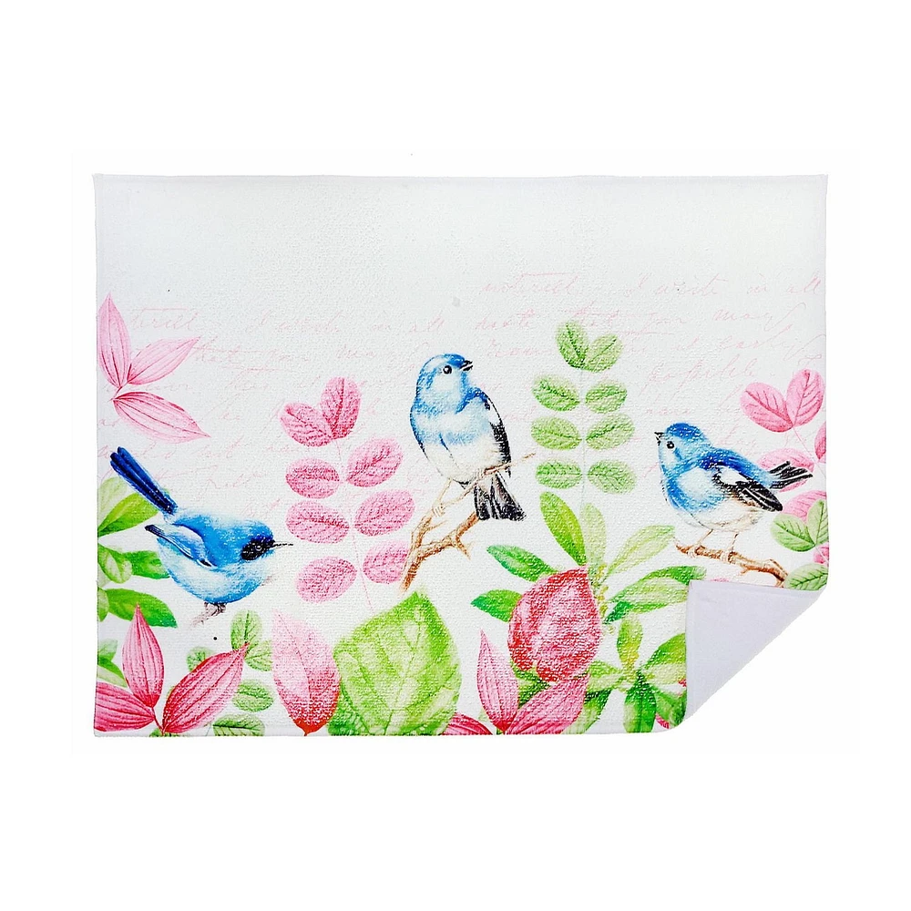 Oiseau De Tapis De Séchage Microfibre