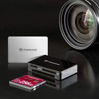 Transcend All-in-1 Multi Memory Card Reader, USB 3.0/3.1 Gen 1, Black