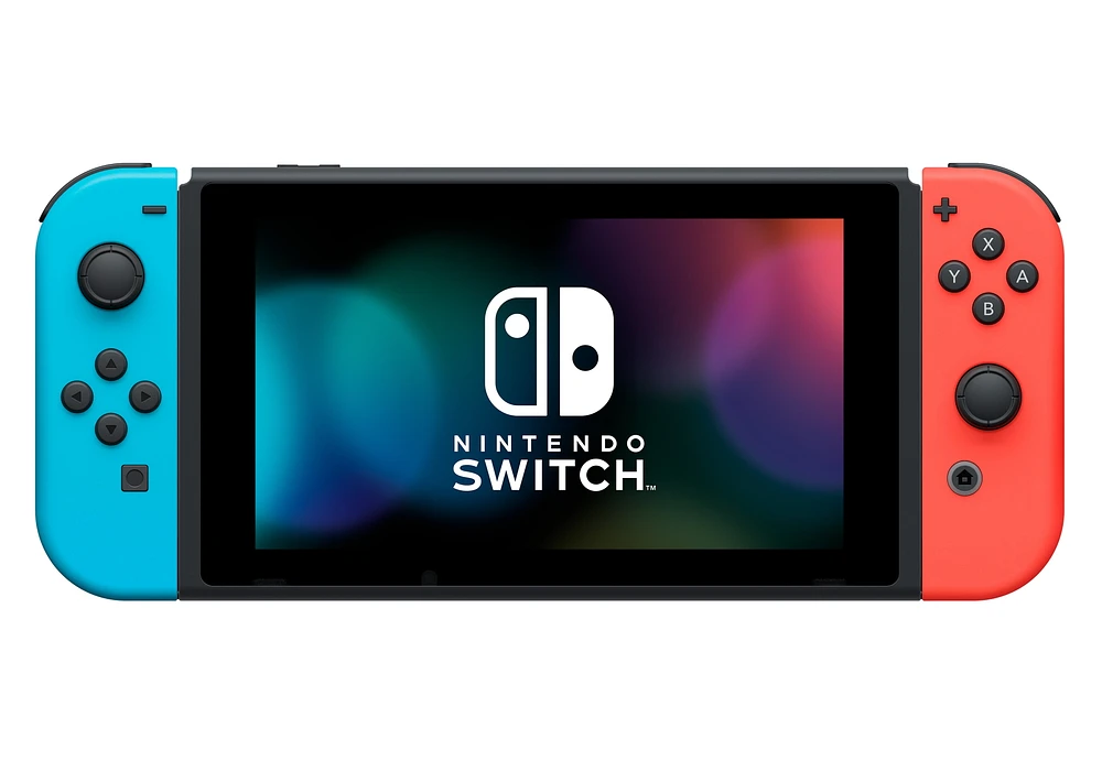 Nintendo Switch™ with Neon Blue and Neon Red Joy‑Con™ (New Box) PLUS Mario Kart 8 Deluxe (Nintendo Switch)