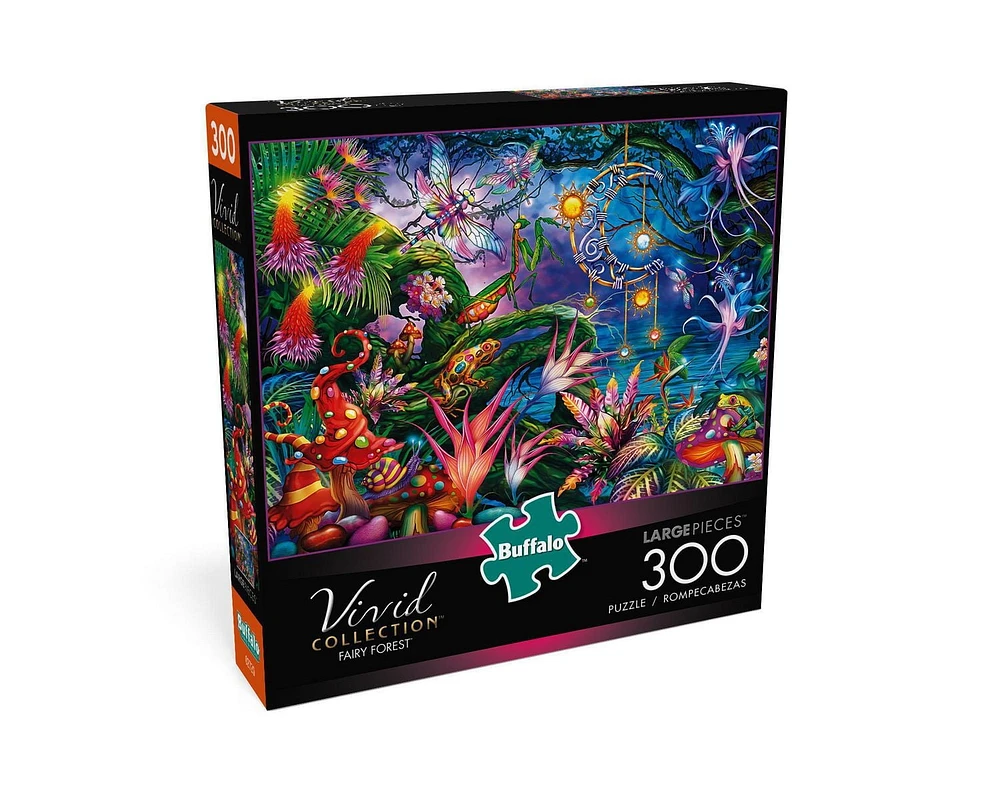 Buffalo Games Vivid Collection Fairy Forest 300 Piece Jigsaw Puzzle