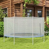 Soozier 14ft Frence Replacement Round Trampoline Enclosure（Net Enclosure Only）