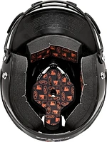Rawlings RCFH Helmet with Facemask - Black, Rawlings OSFM Helmet & Mask Combo - Black