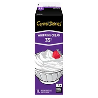Central Dairies by Natrel 35% Whipping Cream, 1 L
