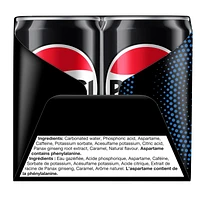 Pepsi Zero Sugar Cola 6 x 222mL, Mini Cans, 6 x 222ml