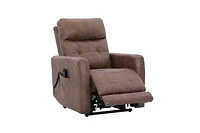 Topline Home Furnishings Fauteuil inclinable à élévation motorisée avec appuie-tête réglable