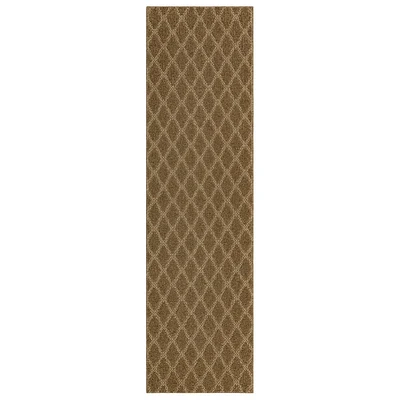 Mohawk Home - Tapis touffeté en polyester à motif de losanges, praline/havane