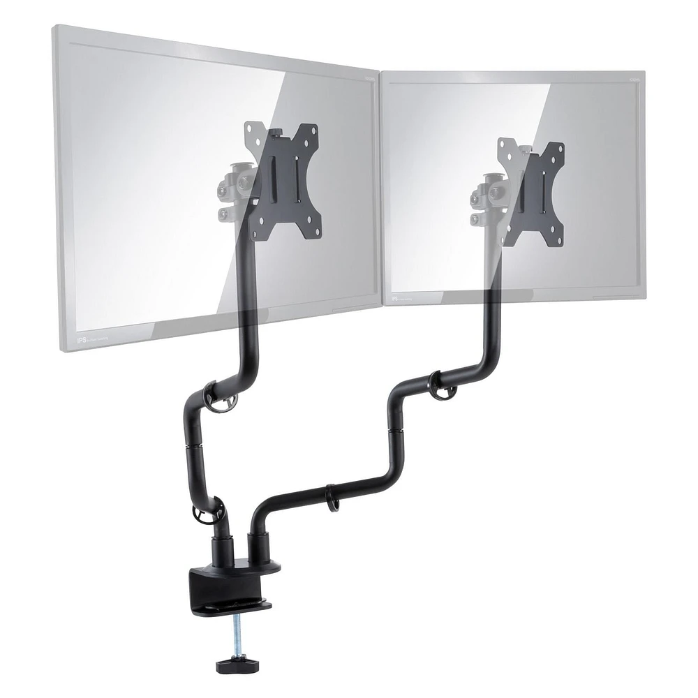 Allsop Metal Art Dual Monitor Arm - Black