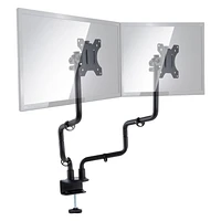 Allsop Metal Art Dual Monitor Arm - Black