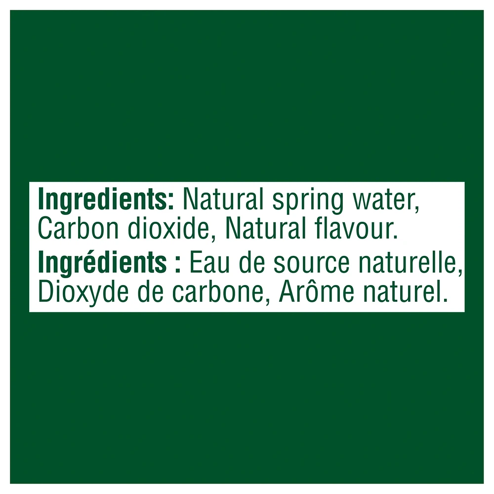 PERRIER Lime Carbonated Natural Spring Water with Natural Flavour, No Calories, No Sweeteners, No Sodium, Can 2.64 L, E-PERRIER PERRIER LIME 8X330ML