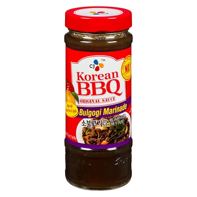 Sauce originale barbecue coréen CJ pour marinade Bulgogi