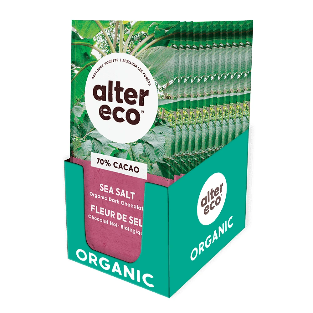 Alter Eco - Dark Sea Salt Chocolate, Dark Chocolate