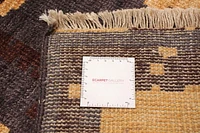 ECARPETGALLERY Tapis Noué à la Main pour Salon, Salle à Manger et Chambre à Coucher Transitionnel Collection Oushak Prestige 5'6" x 7'7" en Gris