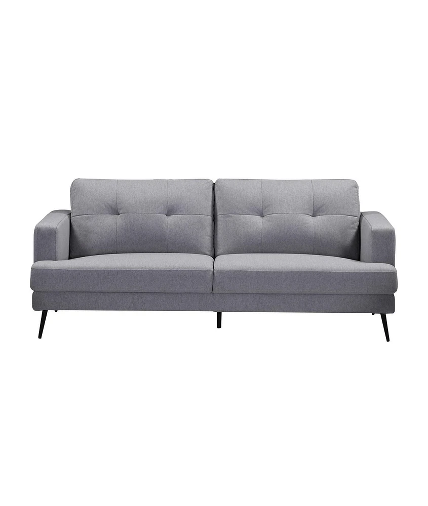 Topline Home Furnishings Sofa in Grey Fabric