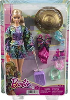 Barbie Poupée ​Vacances entre amies, 30,5 cm, cheveux blonds méchés Âges 3+