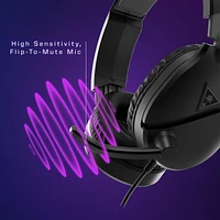 Turtle Beach® Recon 70 Black PS5™ & PS4™ | Xbox Series X|S & Xbox One | PC, Uni