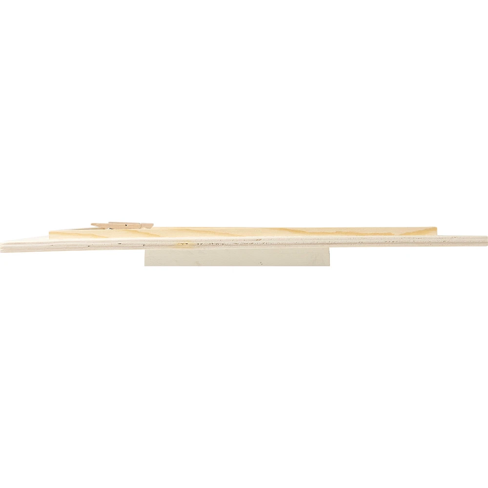 Surfaces en bois Plaid, forme non peinte, enseigne en bois pour palette, 34 x 26 cm