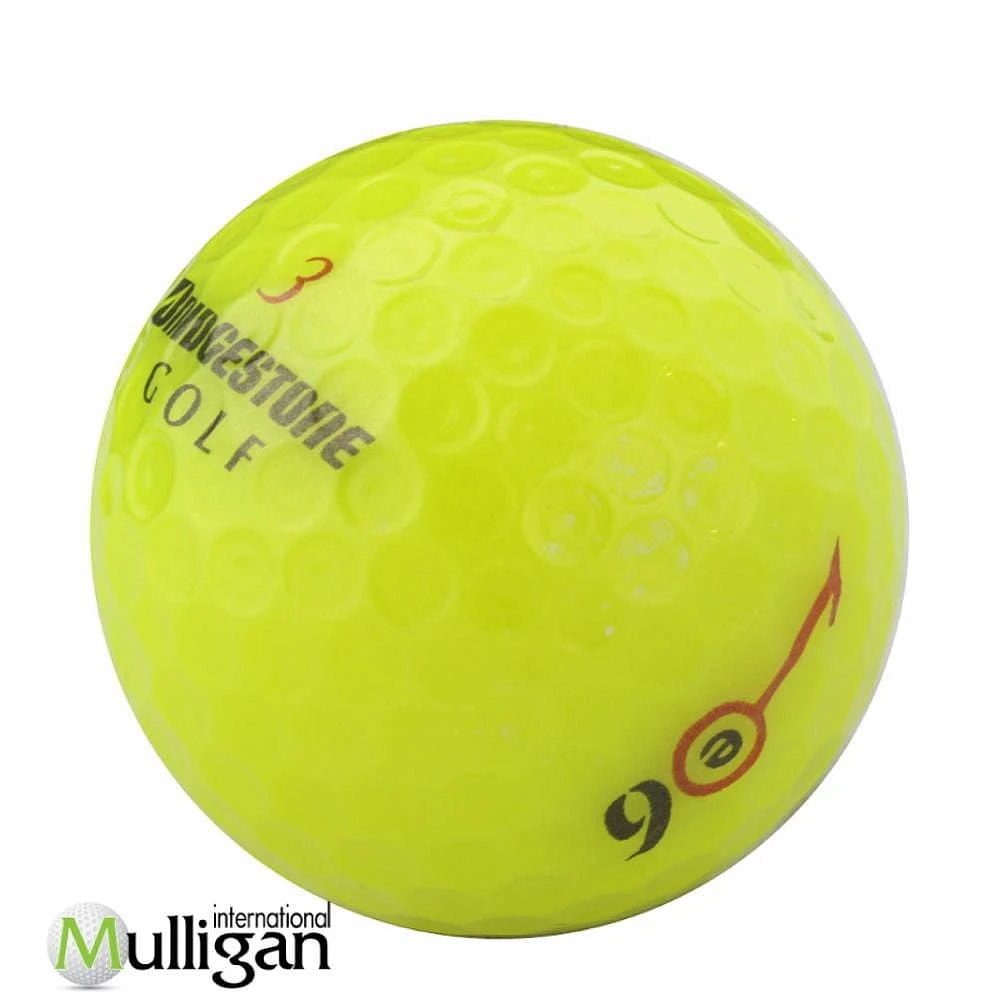 Mulligan - 48 balles de golf récupérées Bridgestone e6 5A, Jaune