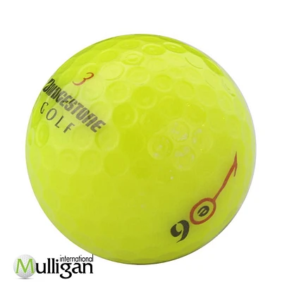 Mulligan - 48 balles de golf récupérées Bridgestone e6 5A, Jaune