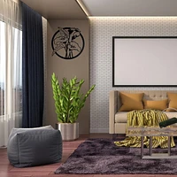 IH Casa Decor Metal Mall Noir Décor Calla Lis