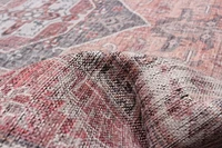 ECARPET Heriz Indoor Area Rug Flatweave Carpet for Living Room, Bedroom, Eco Friendly, Machine Washable
