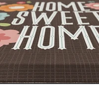 Mohawk Home - Tapis de cuisine multicolore de 45,7 cm × 76,2 cm (1 pi 6 po × 2 pi 6 po) Home Sweet Home