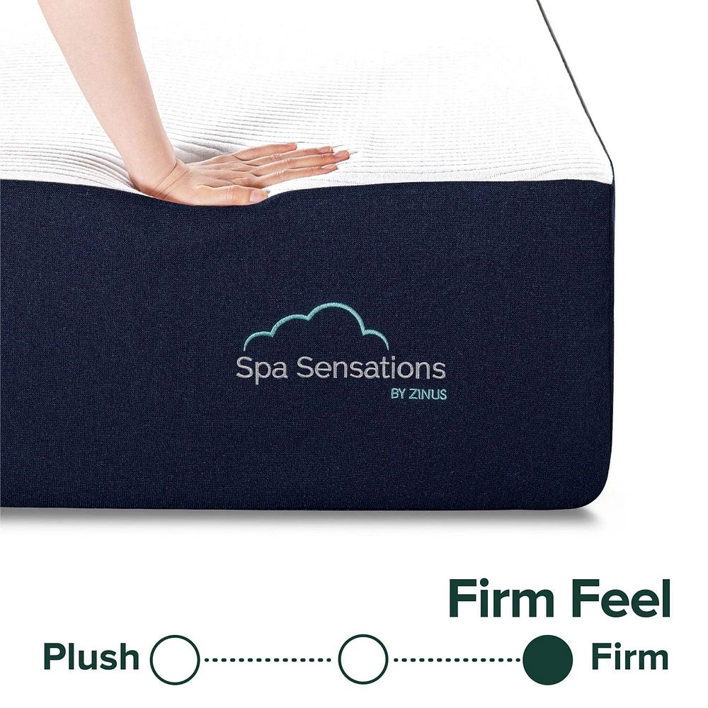 Zinus Spa Sensations Cloud 10 Inch Firm Memory Foam Mattress