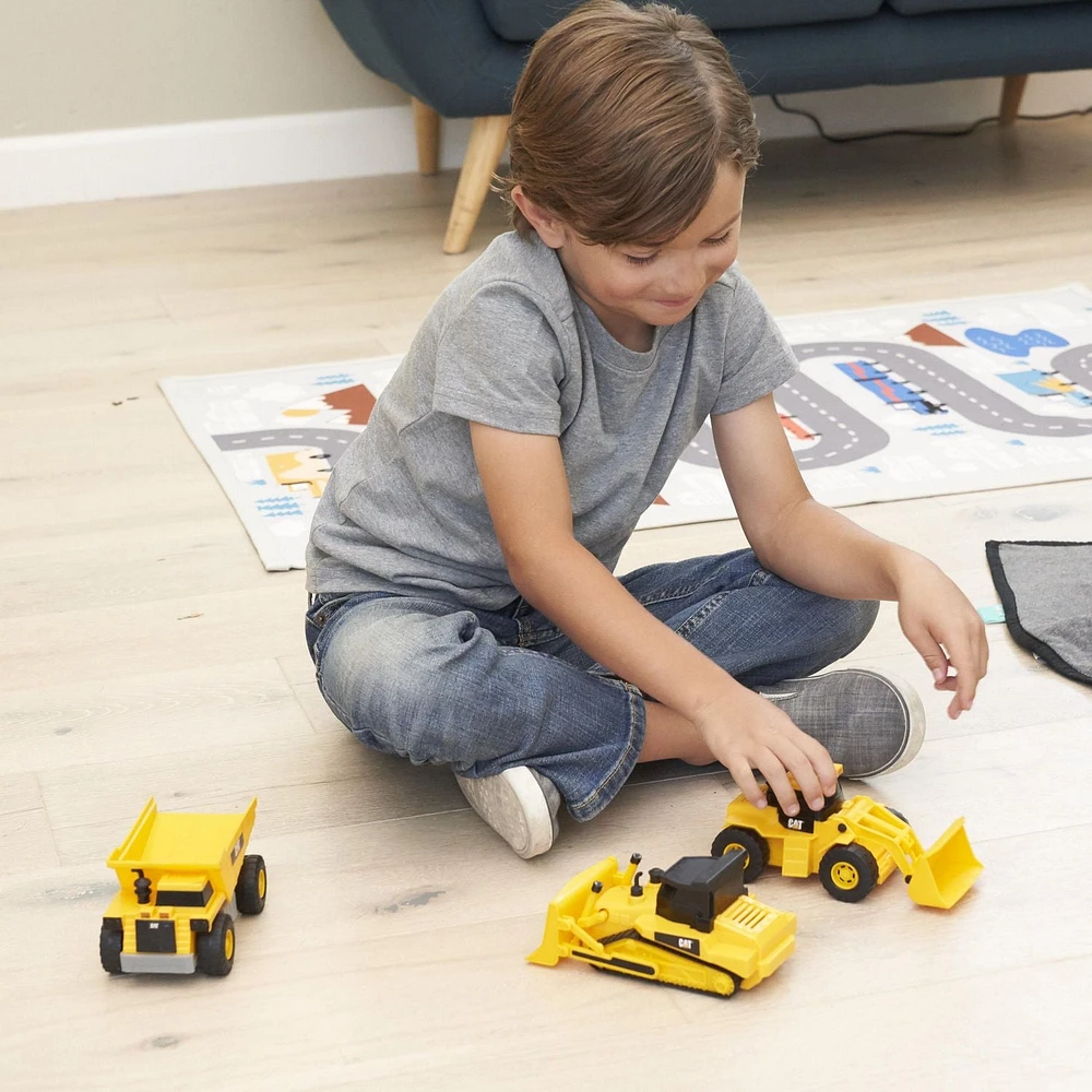 Coffret Flotte de construction spéciale sable Bulldozer Cat