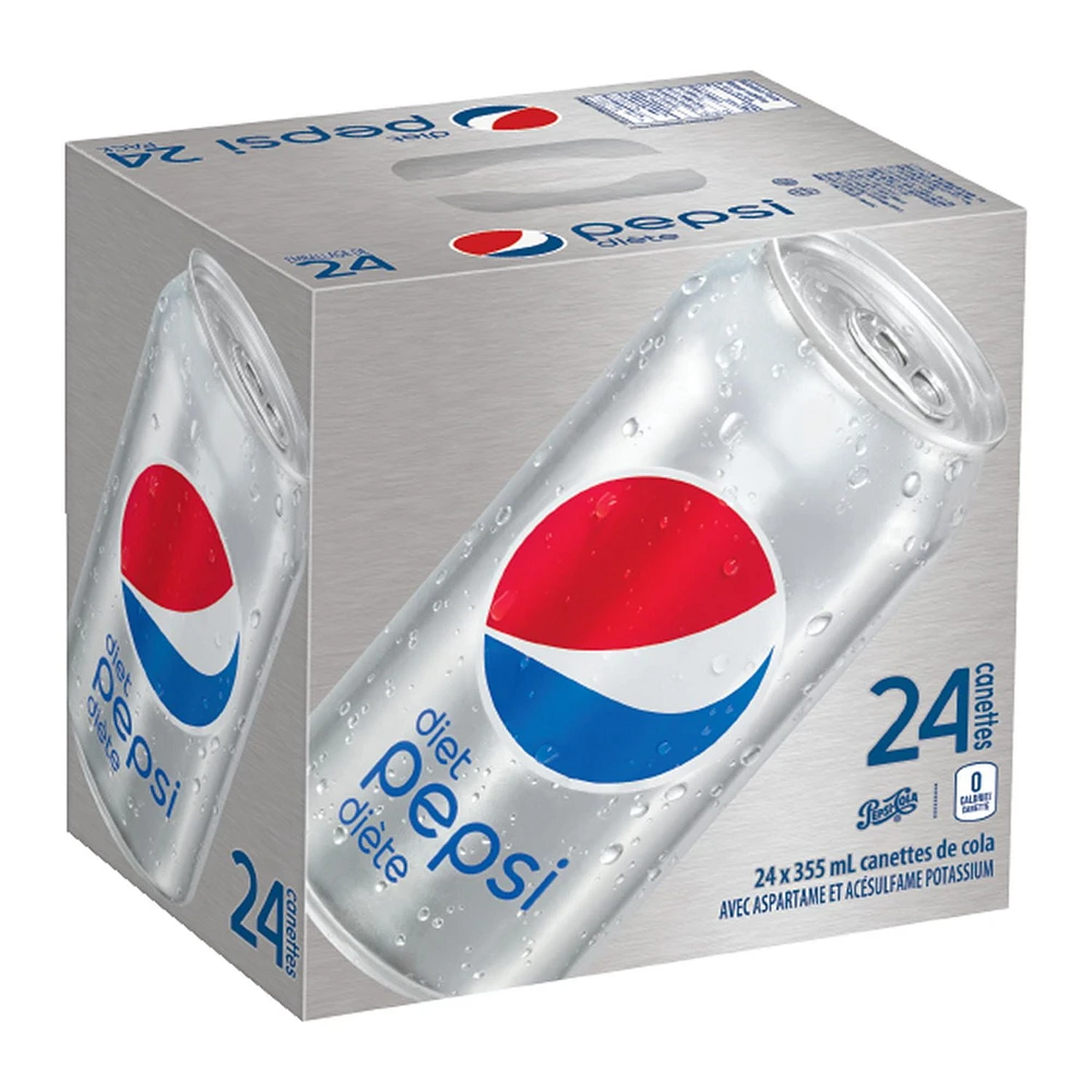 Diet Pepsi, 355mL Cans, 24 Pack, 24x355mL