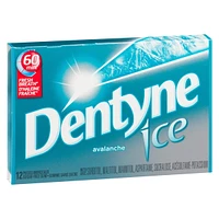 Dentyne Ice Avalanche, Sugar Free Gum, 1 Pack (12 Pieces)