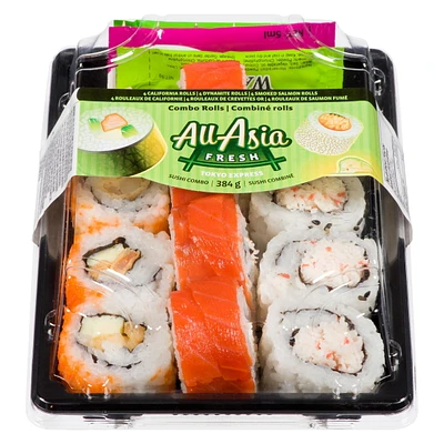 Sushi All Asia Fresh Combo Rolls, 384 g, 12 pieces