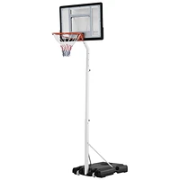 Soozier Support mobile de basket-ball Cerceau de basket-ball avec hauteur réglable