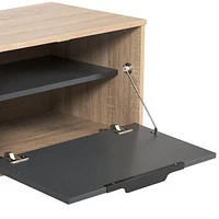 Meuble télé Cole Modern de 71 po de long avec armoire de rangement