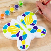 Creative Roots Peins ta propre pierre de jardin au motif de papillon