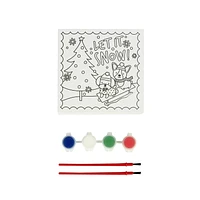 HOLIDAY TIME PAINT YOUR OWN CANVAS KIT