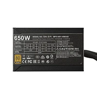 Cooler Master MasterWatt 650 Semi-fanless Silencio Modular 80 PLUS Bronze Certified Power Supply