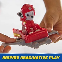 PAW Patrol: Action Pups Marshall Action Figure & Hoverboard Airplane Toy with Foldable Wings, Kids Toys for Boys & Girls Ages 3 and up