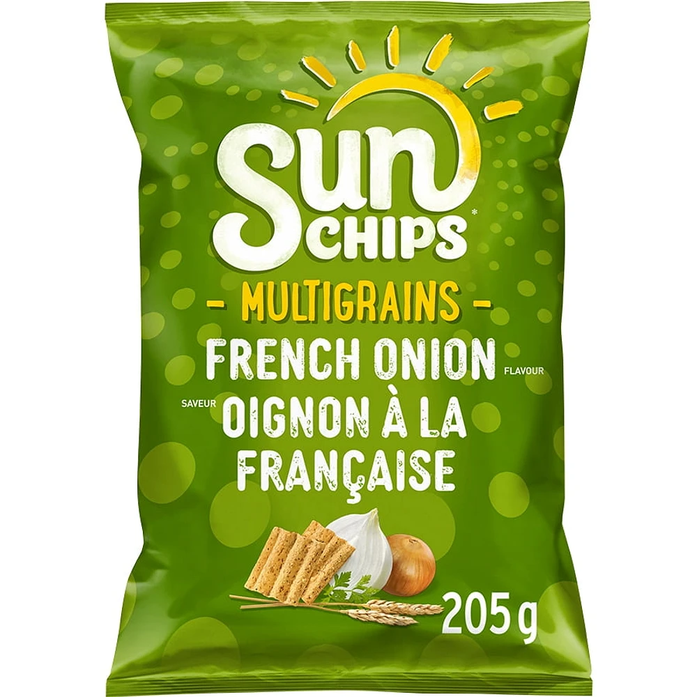 SunChips French Onion Flavour Multigrain Snacks, 205 GM
