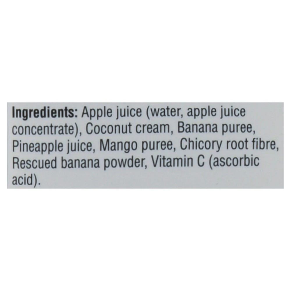 Smoothie aux fruits Happy Planet à la noix de coco et ananas