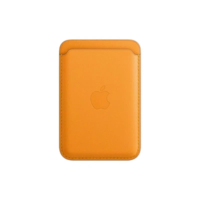 Apple iPhone Leather Wallet with MagSafe - California Poppy