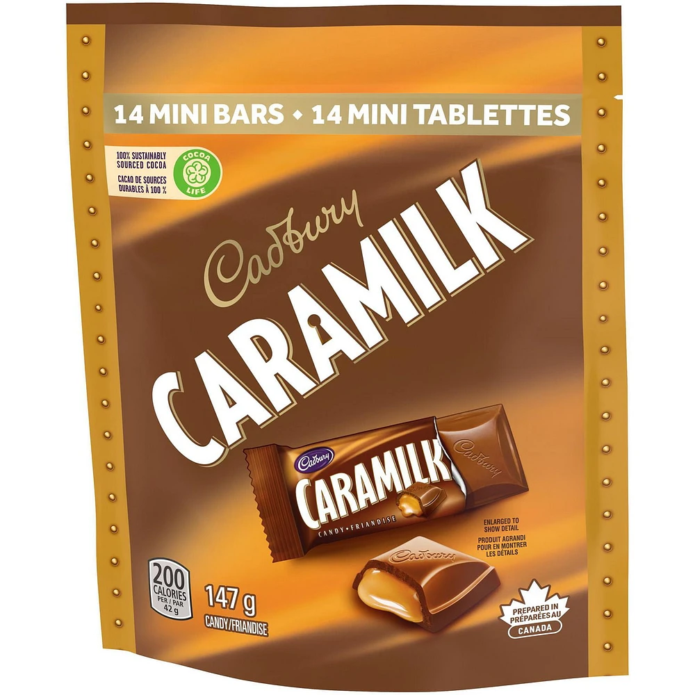 Caramilk Mini Chocolatey Candy Bars, 147 g