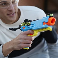 Nerf Rival, blaster Fate XXII-100, système Nerf Rival le plus précis, viseur arrière ajustable, chargement par la culasse, 3 billes en mousse de précision