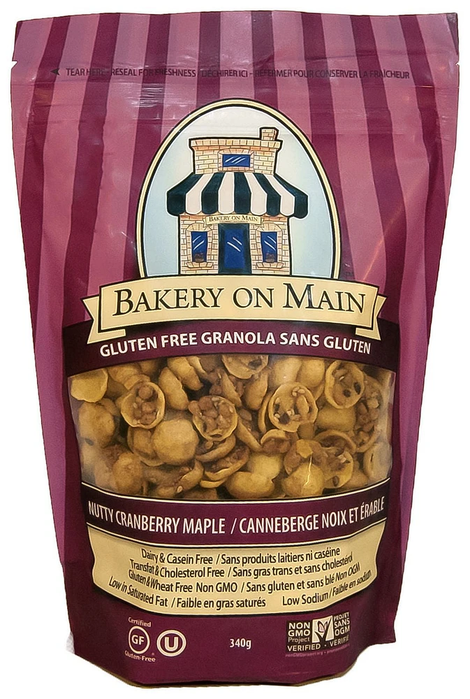 Granola Bakery on Main à canneberge noix et érable