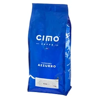 Cafe Cimo Espresso Azzurro 1kg Medium Roast, Espresso Coffee Beans