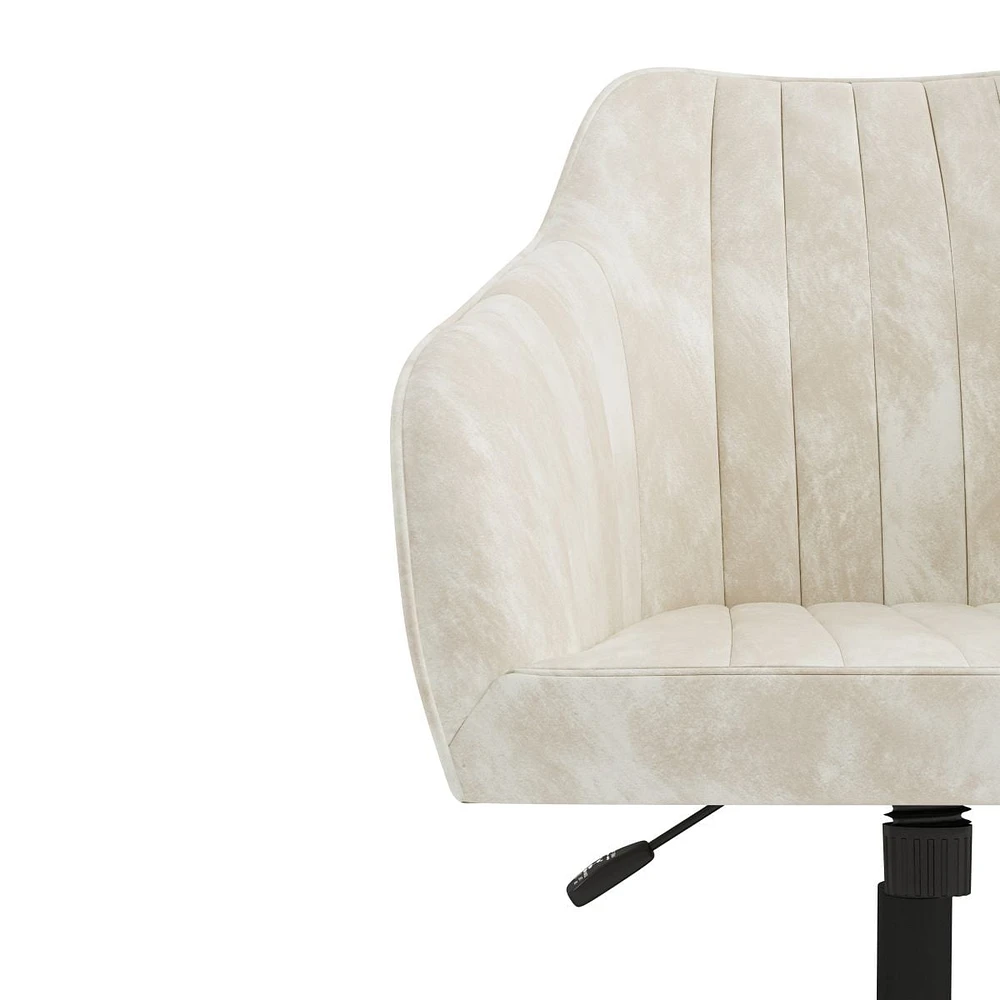 Chaise de bureau Ava, Beige
